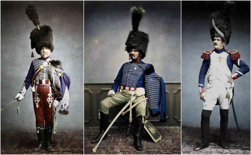 The only surviving images of veterans of the Napoleonic