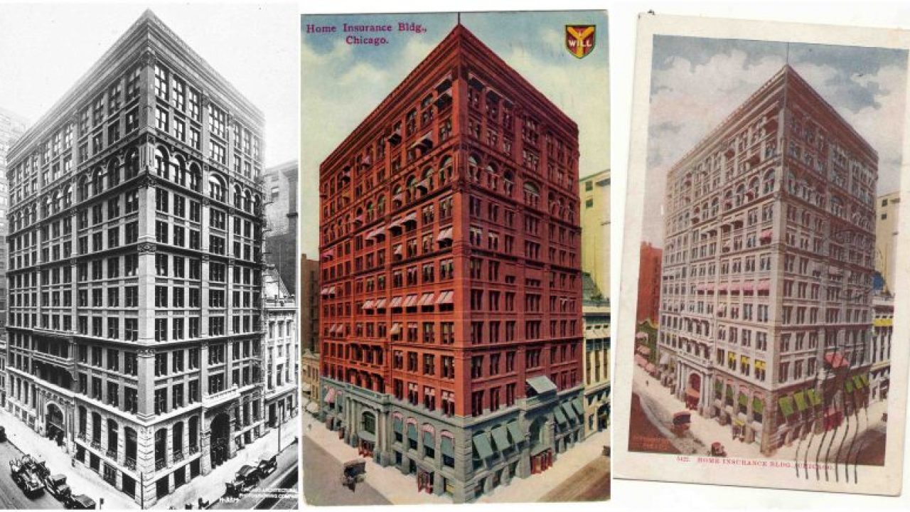 Constructed In 1884 The Home Insurance Building In Chicago Was The World S First Skyscraper home insurance building in chicago