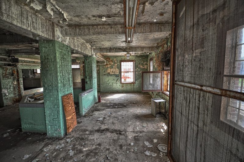 The eerie atmosphere of the Crownsville Hospital Center closed and