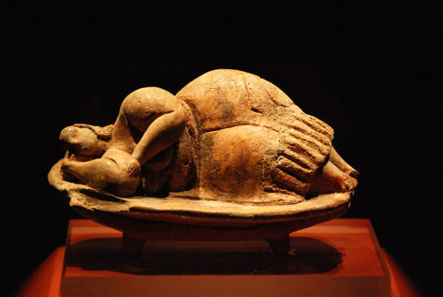 The Sleeping Lady of Ħal-Saflieni, National Museum of Archaeology, Valletta By Jvdc - Own work, CC BY-SA 3.0, https://commons.wikimedia.org/w/index.php?curid=13862173