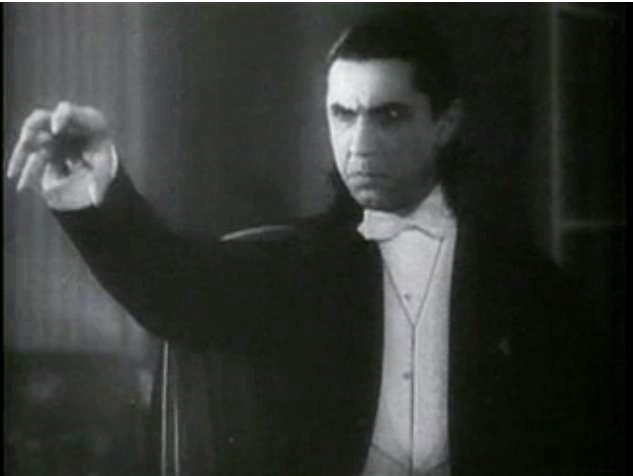 Lugosi in Dracula.