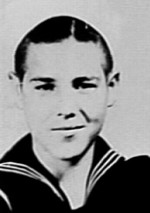 Photo of U.S. Navy Seaman First Class Calvin Graham.