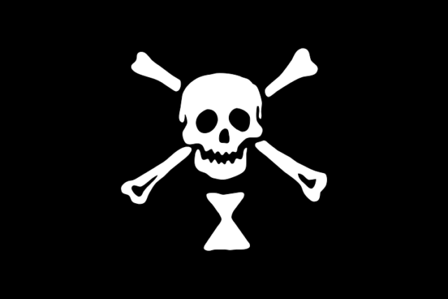 Pirate Jolly Roger Skull and Crossbone Death Zone No Prisoners 5'x3' Flag ! 