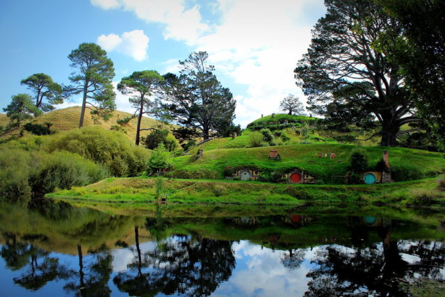 During nine months 37 different in size hobbit holes were built. Photo Credit
