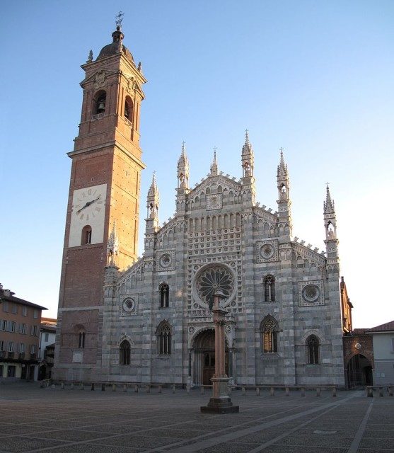 Monza kathedraal waar de kroon wordt bewaard. Fotokrediet