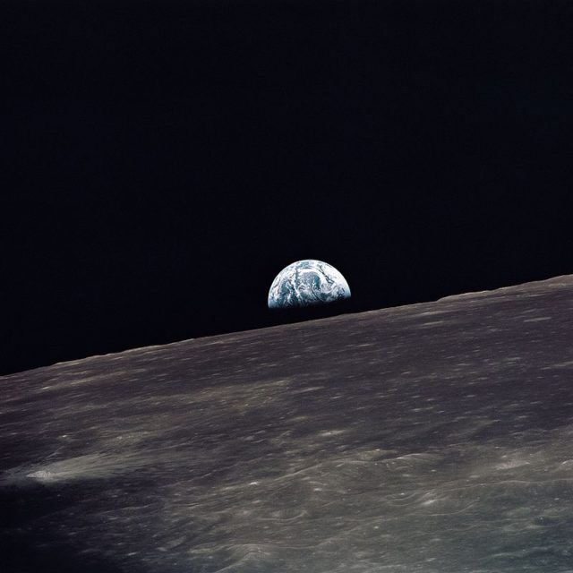 Apollo 10 view of Earth rise