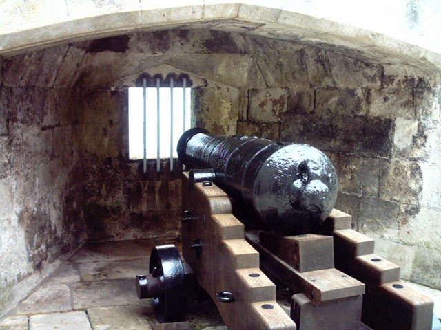 A cannon at Portland Castle. Photo Credit