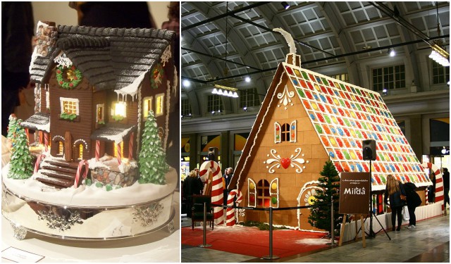Gingerbread house was first brought to America by German settlers and
