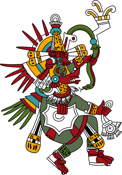 Quetzalcoatl, visdomens Gud. Foto Kredit