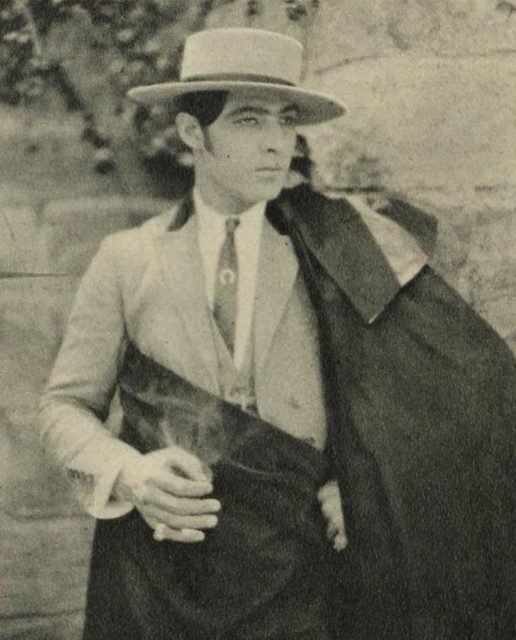 Rudolph Valentino in the Blue Book of the Screen