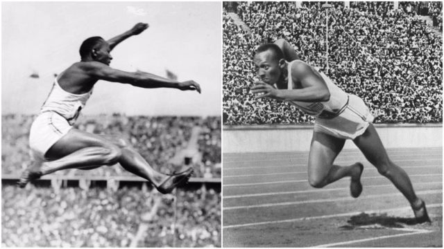 Jesse Owens secretly wore German shoes at the 1936 Summer Olympics in Berlin