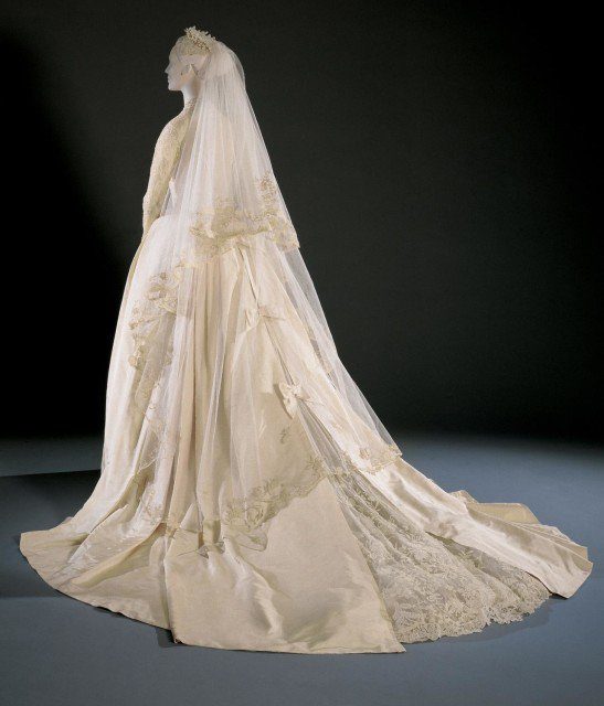 Grace Kelly’s bridal gown is cited as a masterpiece and best-remembered ...