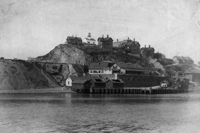 Alcatraz Island, 1895.