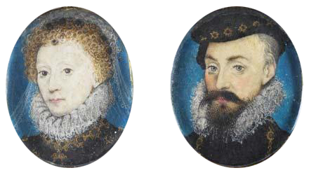 Elizabeth and her favourite, Robert Dudley, Earl of Leicester, c. 1575