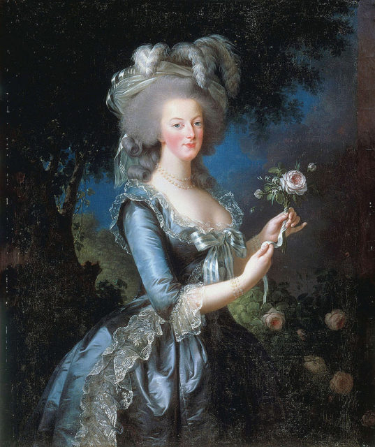 Portrait of Marie Antoinette.