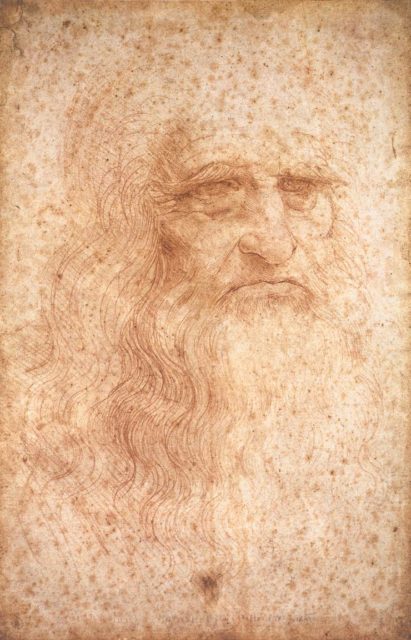 Self-portrait, Leonardo da Vinci.