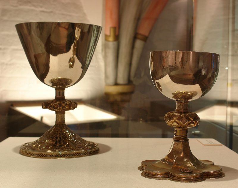 Chalice The cup that occupies the first place among sacred vessels