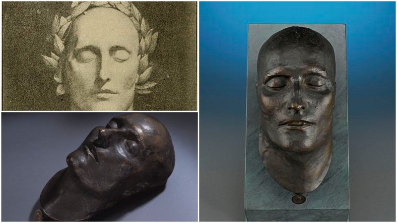 The death mask of Napoleon Bonaparte