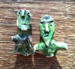 A modern mudlark: Lara Maiklem collects "pieces of human history" from