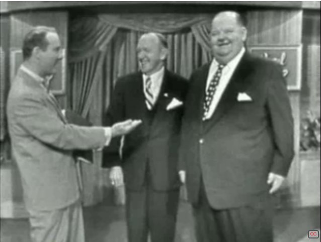 Laurel and Hardy on NBC’s This Is Your Life December 1, 1954.