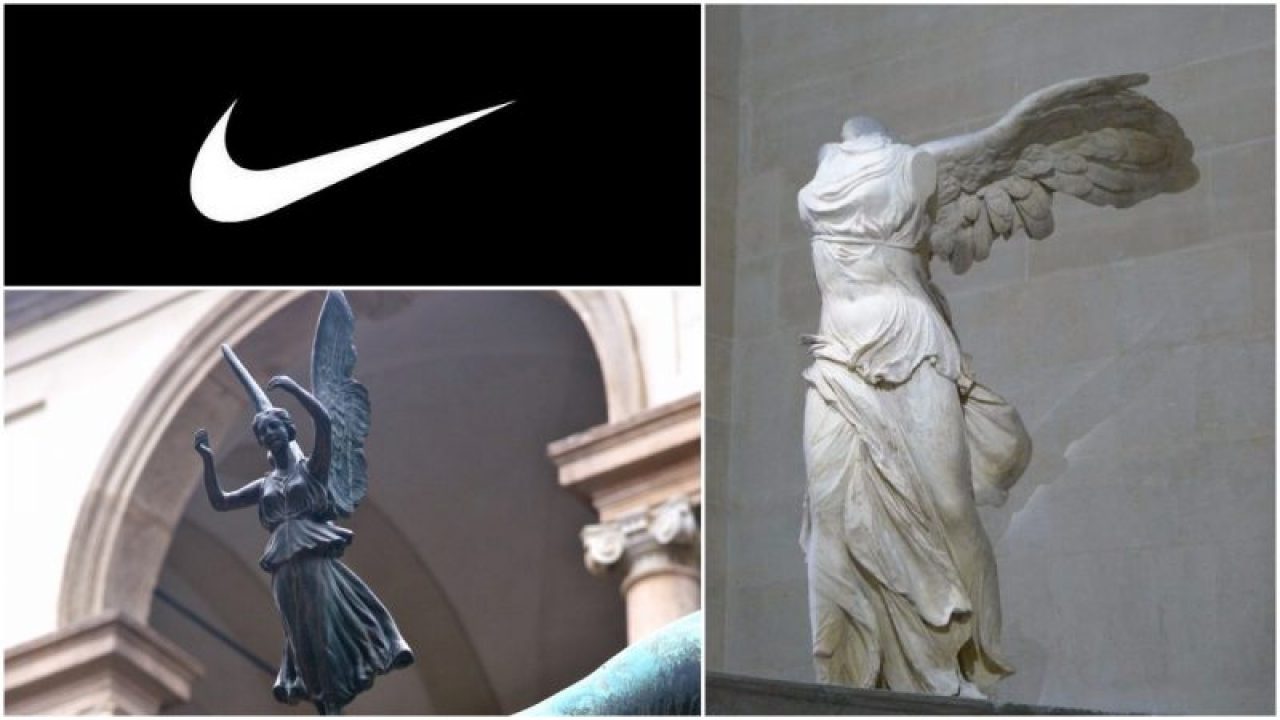 The Ancient Greek Goddess Nike Representing Victory And Speed