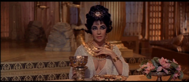 Taylor as Cleopatra.
