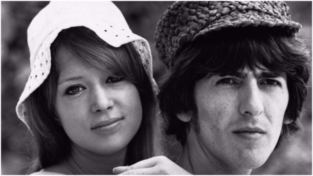 Beatles guitarist and singer George Harrison with his wife, Patti Boyd. Photo © Hulton-Deutsch Collection/CORBIS/Corbis via Getty Images