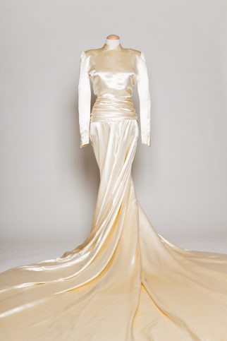 Dresses from the sky: WW2 wedding gowns made from silk and nylon parachutes