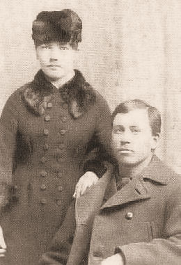 Laura and Almanzo Wilder, c. 1885.