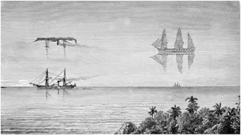 The explanation for sightings of the Flying Dutchman, and perhaps alien  craft, could be Fata Morgana