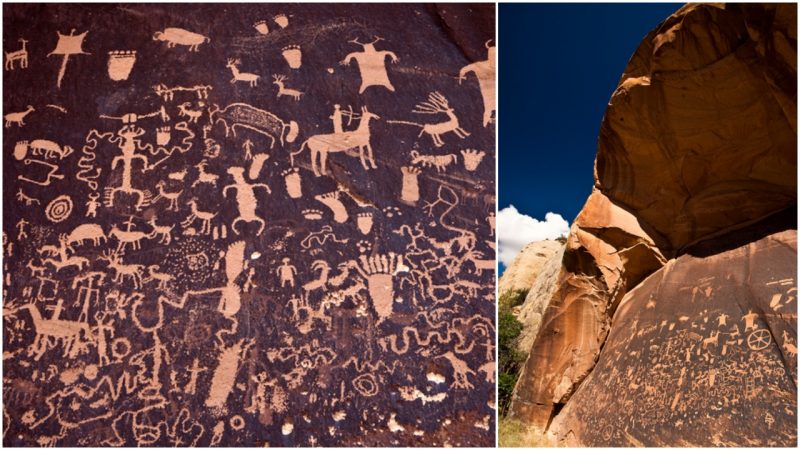 “the Rock That Tells A Story” Native American Petroglyphs In Utah And