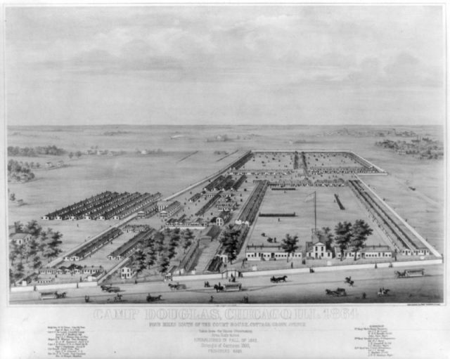 Camp Douglas, Chicago, 1864