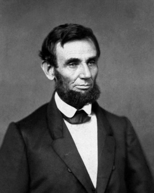 Abraham Lincoln, 1861.