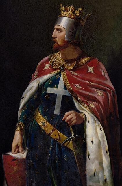 19th century portrait of Richard the Lionheart by Merry-Joseph Blondel.