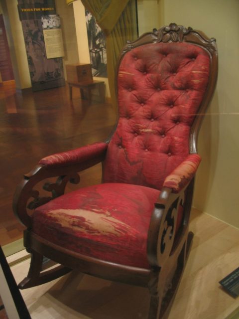 President Lincoln’s Chair. Photo by Jodelli CC BY 2.0