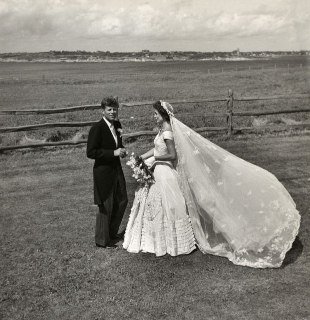 Then a senator, John F. Kennedy married Jacqueline Bouvier on September 12, 1953