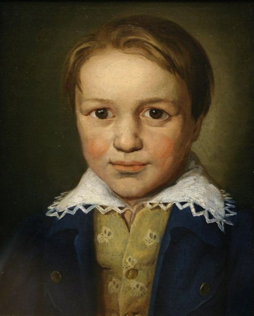 A portrait of the 13-year-old Beethoven by an unknown Bonn master (c. 1783) Photo By Unidentified Painted. CC BY SA 3.0