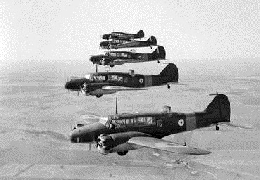 Ansons of No. 2 SFTS in formation