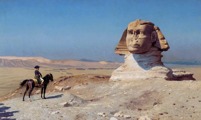 Bonaparte Before the Sphinx, (ca. 1868) by Jean-Léon Gérôme