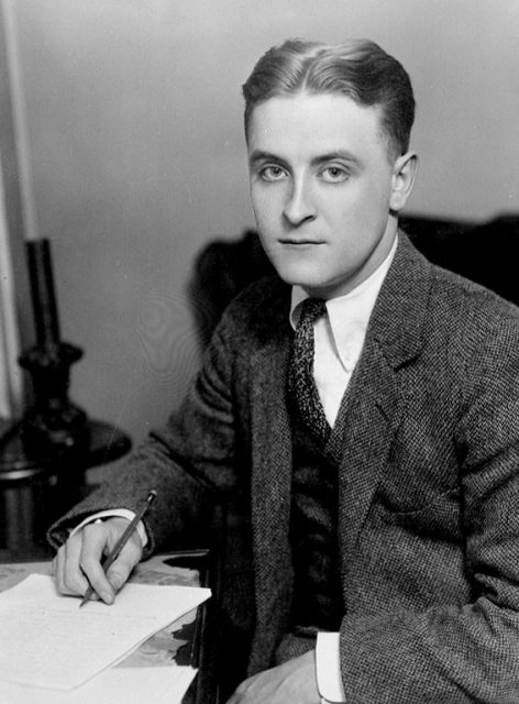 F. Scott Fitzgerald, 1921.