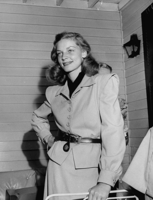 Actress Lauren Bacall, bride of actor Humphrey Bogart. Photo by Ed Clark/The LIFE Picture Collection/Getty Images