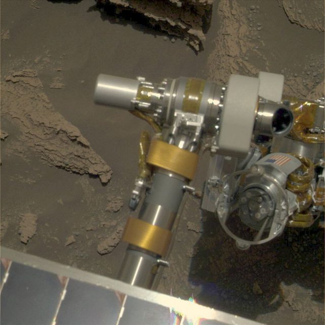 The Honeybee Robotics Rock Abrasion Tool (RAT) on the Opportunity Mars Rover.