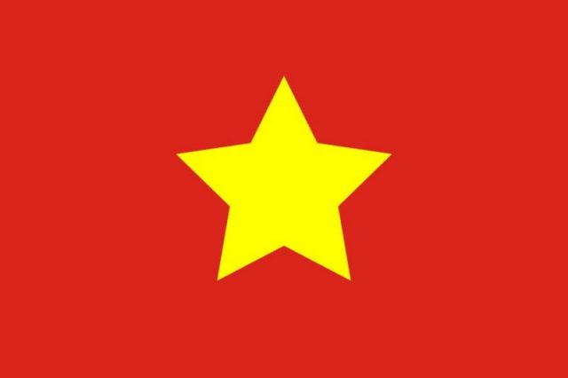The Việt Minh flag.