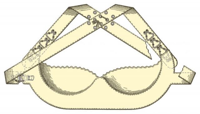 One of the earliest bra designs: Marie Tucek’s “Breast Supporter”