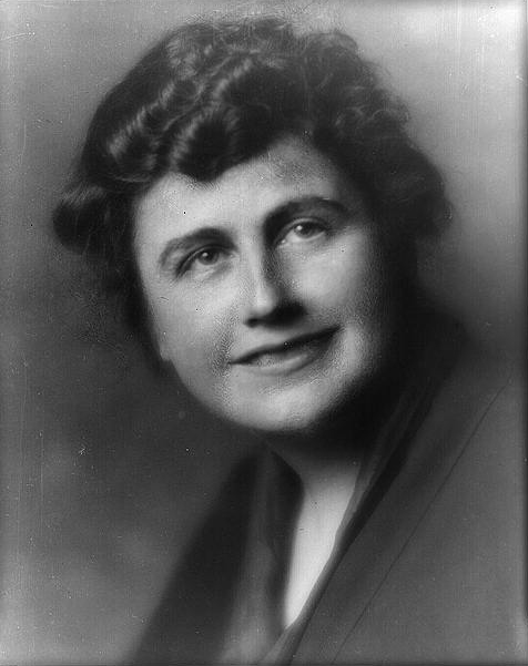 First Lady Edith Wilson, a descendant of Pocahontas.