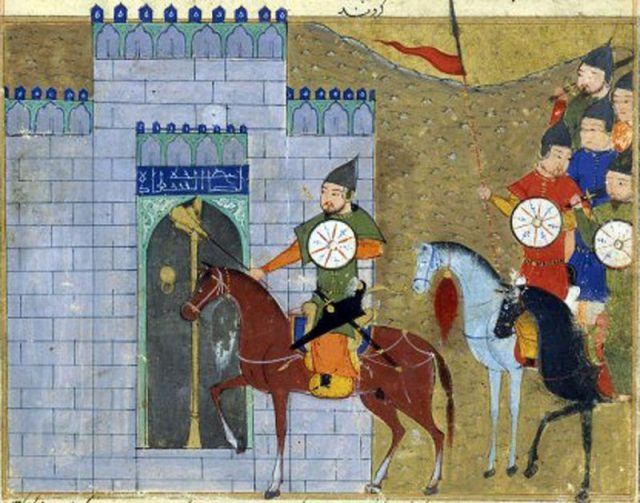 Genghis Khan entering Beijing