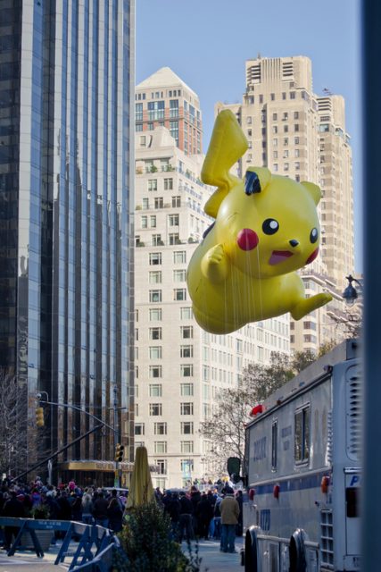 Pikachu balloon at the 86th Annual Macy’s Thanksgiving Day Parade.