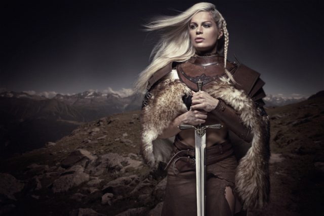 Viking warrior woman