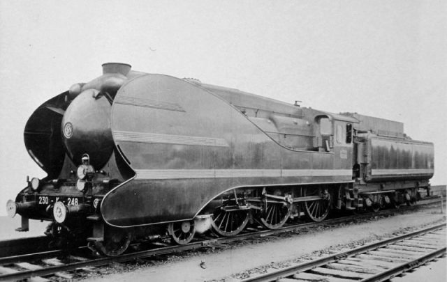 Locomotive type 4-6-0 K of the French railway SNCF.