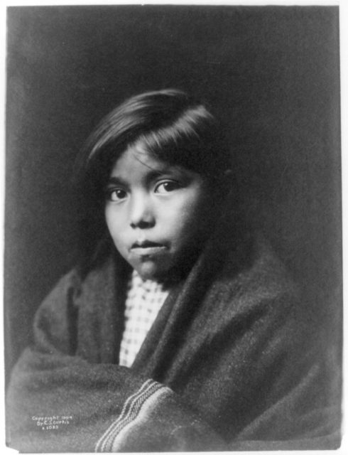 Navajo Girl, c. 1904, Edward S. Curtis Collection.